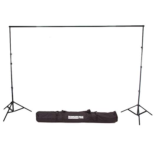 Fovitec StudioPRO 10' Heavy Duty Backdrop Support System with Carrying Case