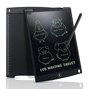 Newyes 12-Inch LCD Writing tablet- Drawing board gifts for kids office writing memo board (black)