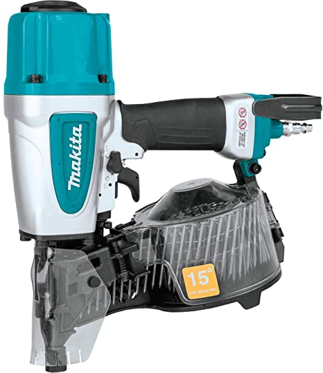 Makita AN613 Pneumatic 15° 2-1/2" Siding Coil Nailer