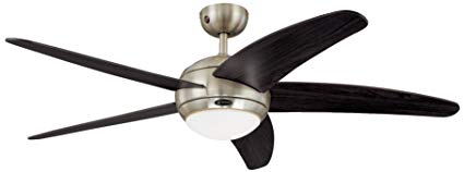 Westinghouse Bendan Ceiling Fan - Satin Chrome/Wengue