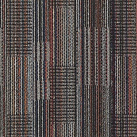 Mohawk Epsom 24" x 24" Carpet Tile in Black Velvet