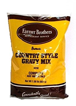 Farmer Brothers Instant Country Gravy Mix, 1.5 lb Bag