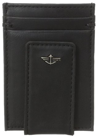 Dockers Men's Slim Series Card Case with Magnetic Bill Clip