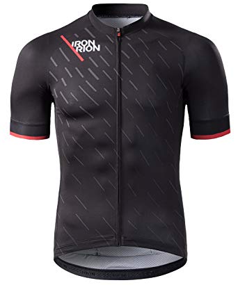 RION Cycling Men's Bike Jersey Short Sleeve Tops Biking Shirt