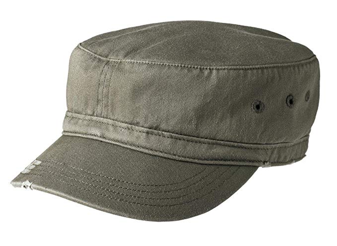 Joe's USA Military Style Distressed Washed Cotton Cadet Army Caps