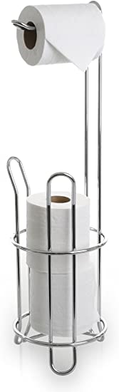 BINO 'The Classic' Free Standing Toilet Paper Holder, Chrome