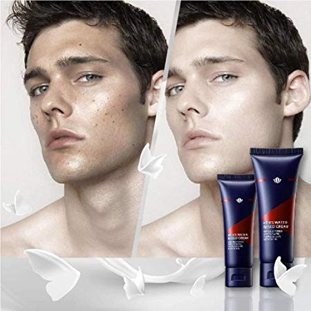 Men's Revitalising Nourishing Tone Up BB Cream - Face Moisturizer Advanced Tone-Up Enhancer BB Cream - Skin Brightening Oil Control & Moisturizing Face Skin Tone Up BB Cream for All Skin Types (1PCS)