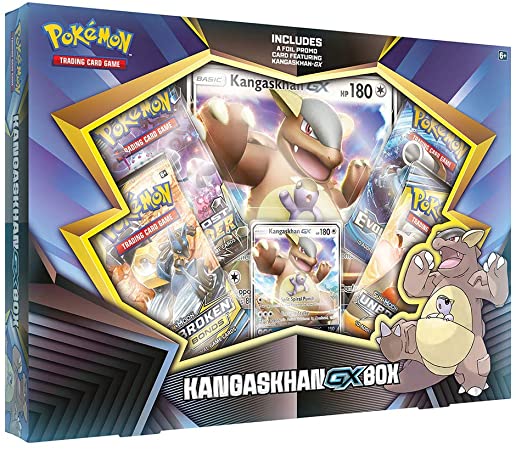 Pokemon TCG: Kangaskhan- Gx Box | 4 Booster Pack | A Foil Promo Code | A Oversize Foil Card