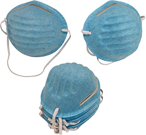 Face Mask respirator Medical Surgical disposable Mask - 50 Cone Masks