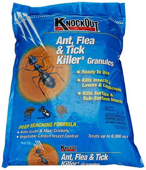 Knock Out 342031.0 Ant, Flea and Tick Killer Granules, 10 lb