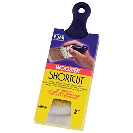 Wooster Brush Q3211-2 Shortcut Angle Sash Paintbrush, 2-Inch - Pack of 3
