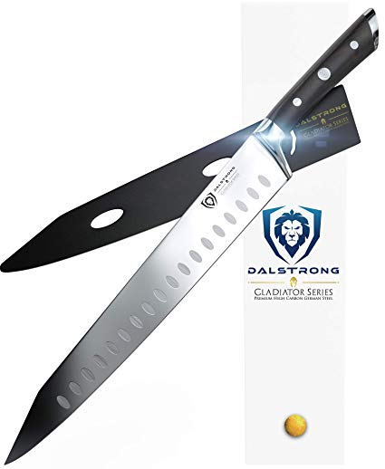 DALSTRONG - 12" Chef's Knife -"The Kitchen Gladius" - Gladiator Series - Chef & Sujihiki Hybrid - w/Sheath