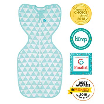 Love to Dream Swaddle UP Original 1.0 TOG, Designer Series, Ocean Triangle, Small 7-13 lbs.