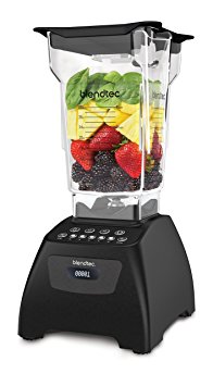 Blendtec Classic 575 High Speed Blender with FourSide Jar, 1560 W, 2.2 L - Black