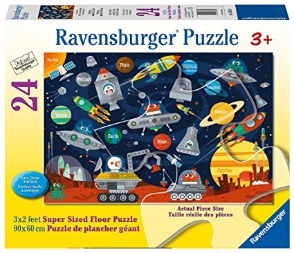 Ravensburger -Space Aliens  - 24 PC Floor Puzzle