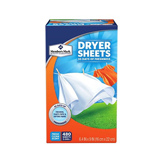 Member's Mark Fabric Softener Sheets (480 ct.)