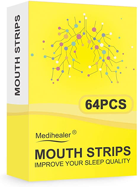 64PCS Sleep Strips, Mouth Strips for Mouth Breathers for Better Nose Breathing&Less Mouth Breathing,Mouth Tape for Snoring Relief,Gentle Sleep Mouth Tape for Good Sleep&Dry Mouth/Throat Relief