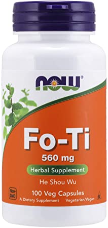 NOW Supplements, Fo-Ti (Polygonum multiflorum) 560 mg, Ho Shou Wu, Herbal Supplement, 100 Veg Capsules