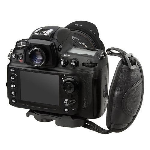 BIRUGEAR Black Digital Camera SLR Hand Strap Hand Grip Holder for Canon EOS Rebel SL1, T6i, T5, T5i, T4i, 7D Mark II, 70D, 6D, 60Da, 5D Mark III, Nikon COOLPIX L830 L820 L810 P900 P600 P530 P520 P510
