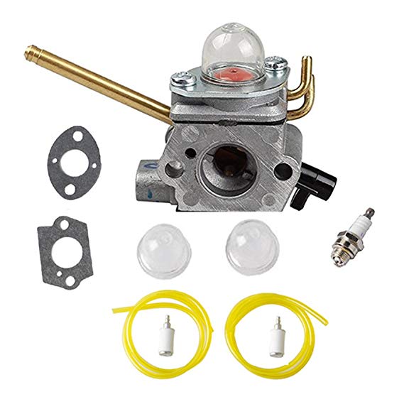 Poweka 26CC Carburetor for Homelite UT08550 UT08520 UT08921 UT08951 Carb with Gasket Fuel Line Filter Blower 308028007