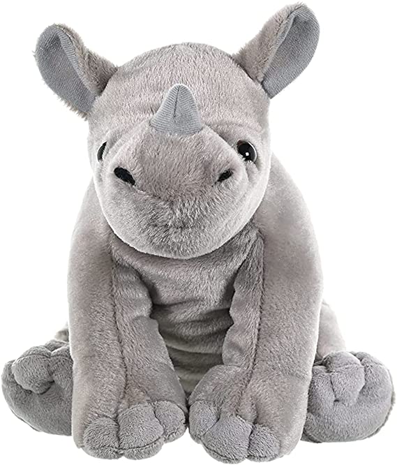 Wild Republic Rhino Baby Plush, Stuffed Animal, Plush Toy, Gifts For Kids, Cuddlekins 12 Inches