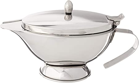 Fox Run Gravy Boat, 13.5 Ounce, Metallic