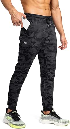 G Gradual Men's Sweatpants with Zipper Pockets Athletic Pants Traning Track Pants Joggers for Men Soccer, Running, Workout