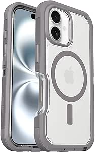 OtterBox iPhone 16 Defender Series XT Clear Case - Snow Capped Clear