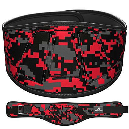 ProFitness Weightlifting Belt (6-Inch-Wide) – Proper Weight lifting Form – Unisex Back Support for Cross Training Exercises, Powerlifting Workouts, Deadlifts, Olympic Lifting and Daily Fitness