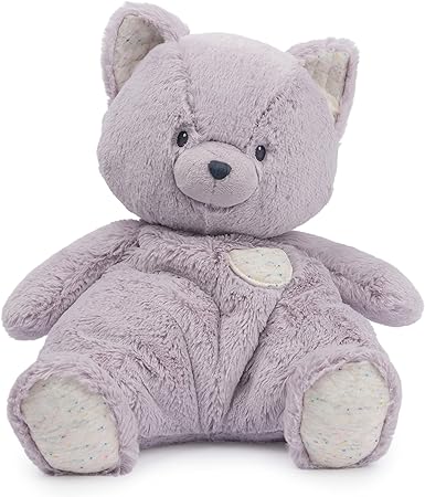 GUND Baby Oh So Snuggly Kitten Large Plush Stuffed Animal for Babies and Infants, Lavender, 12.5”