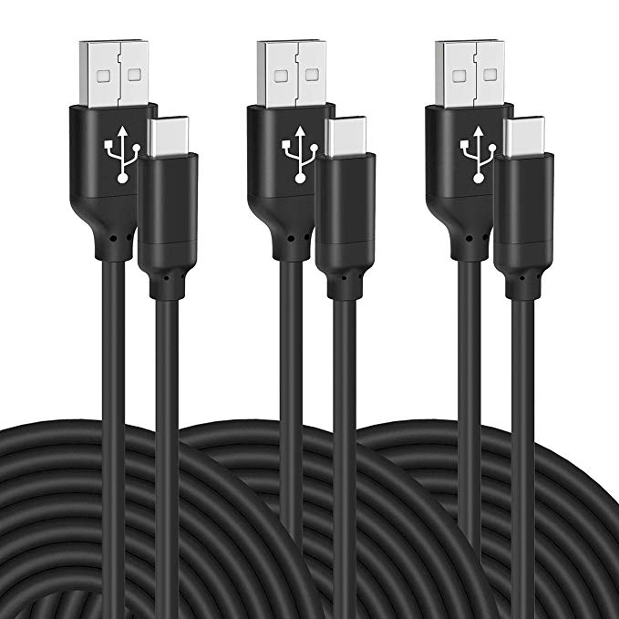 USB C Cable Fast Charge, MIVINE 3 Pack 10Ft Flexible Type C Fast Charging Cable Data Sync for Samsung Galaxy Note 10 9 8 S8 S9 S10 A9s A8s Google Pixel XL Moto Z LG G6 G7 V40 V35 Oneplus 6 6T ZTE