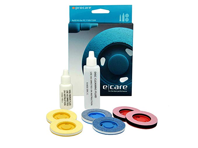 ProCare Refill DVD/CD Disc Cleaner and Reconditioner - Replacement Kit
