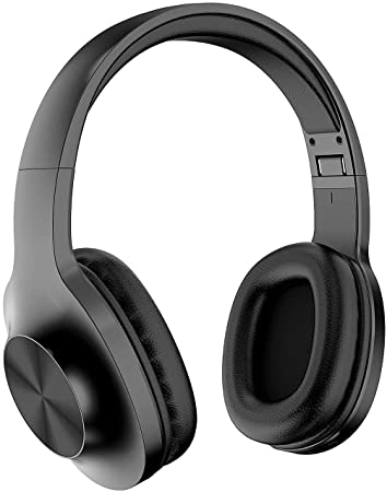 Lenovo Audio HD116 Wireless Headphones, 24 Hours Playtime, Bluetooth 5.0, IPX5 Sweat and Water Resistant, Microphone, Extra Bass Mode, Soft Carry Pouch, Black