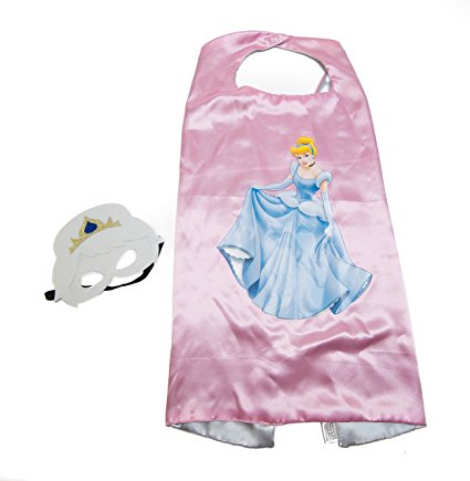 Kids Capes Superhero and Princess Cape and Mask Sets, Great for Dressing Up