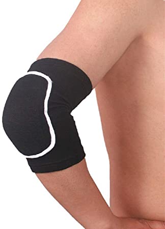 Workouty 1 Pair Compression Elbow Pads Arm Brace Support Fitness Arm Knee Protector Volleyball Basketball Breathable Elbow Wraps