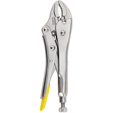 Stanley 084809 Locking Pliers 9-inch Curved Jaw