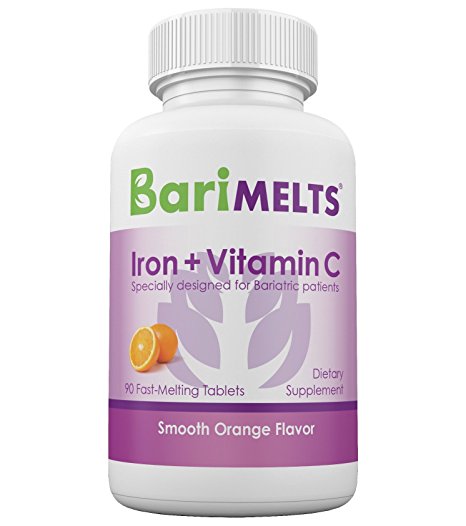 BariMelts Iron   Vitamin C Bariatric Vitamins