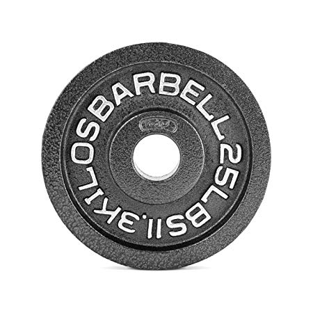 CAP Barbell Black Olympic Weight Plate