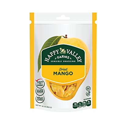 Happy Valley Farms Dried Mango, 30 ounce