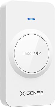 X-Sense Remote Controller with Replaceable Battery, Compatible with X-Sense Wireless Interlinked Smoke Alarms, Carbon Monoxide Alarms and Heat Alarms, RC01 Pro