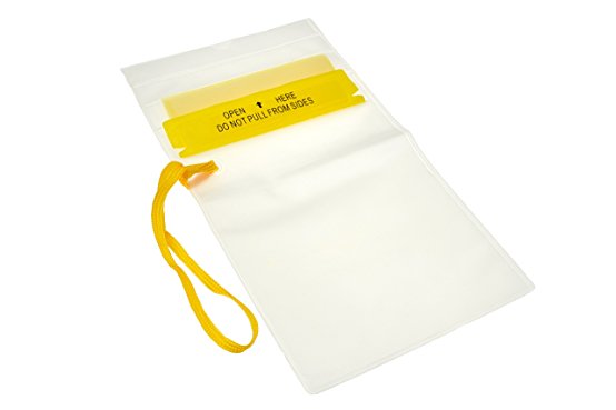 SE TP129 Waterproof Resealable Pouch with Hook & Loop Closure