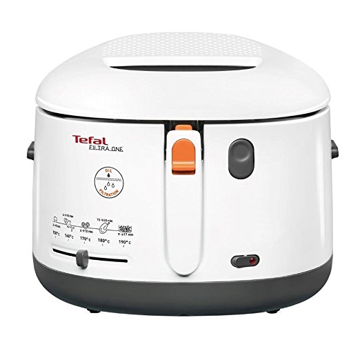 Tefal Filtra One Deep Fat Fryer FF162140, 2.1 L Oil Capacity - 1900 W, White