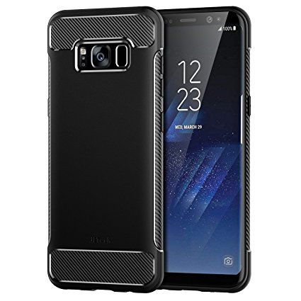 Galaxy S8 Plus Case, JETech Protective Case Cover with Shock-Absorption and Carbon Fiber Design for Samsung Galaxy S8  Plus (Black) - 3455