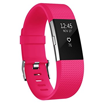 Vancle Fitbit Charge 2 Bands, Classic Edition Adjustable Comfortable Replacement Strap for Fit bit Charge 2 (No Tracker)