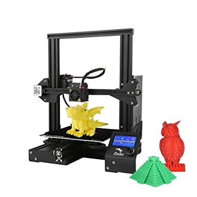 Creality 3D Ender-3 DIY Easy-Assemble with Resume Printing Support PLA, ABS, TPU 3D Printer (Multicolour, 220 x 220 x 250mm Printing Size)