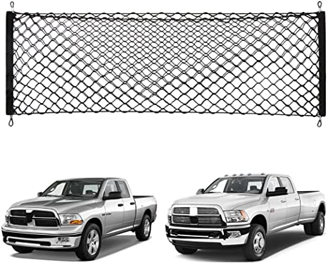 Thie2e Cargo Net Stretchable Truck Net Fit for Dodge RAM 1500