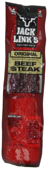 Jack Links Premium Cuts Beef Steak Original 1-Ounce Pack of 12