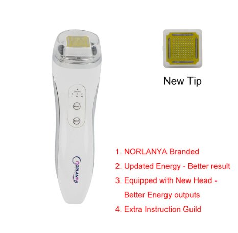NORLANYA Mini Portable Anti-aging Dot Matrix RF Thermal Skin Lift Device with Platinum Head Updated Energy