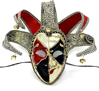 STORM BUY Venetian Masquerade Costume Mask Decoration Jester Masks for Ball Holloween Mardi Gras Cosplay Party