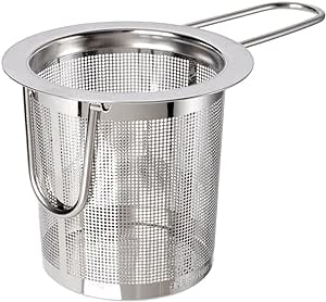 Stainless Steel Infuser to Steep Loose Tea with Folding Arms to Fit Any Mug